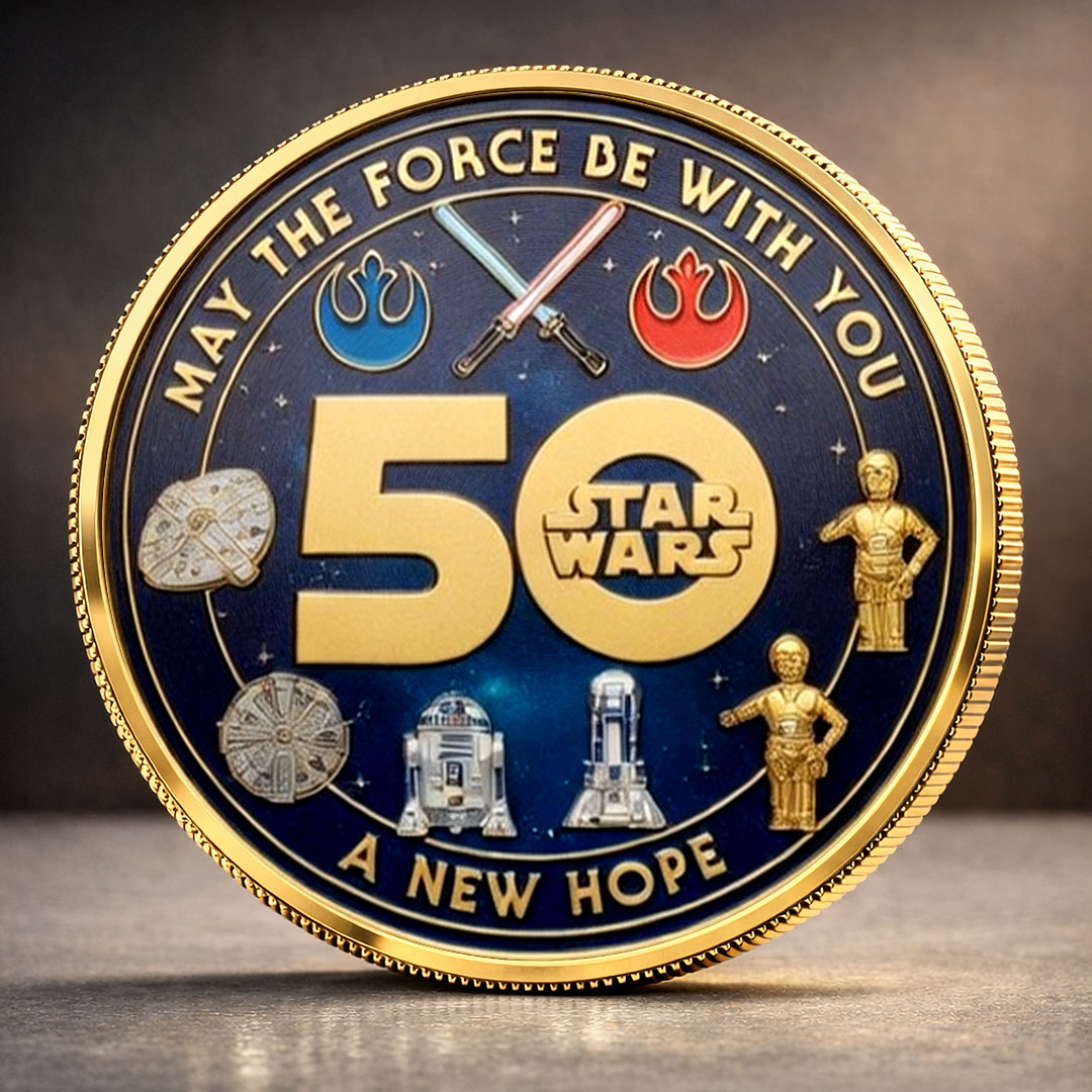 Star Wars 50th Anniversary Commemorative Coin – TMTHU4907