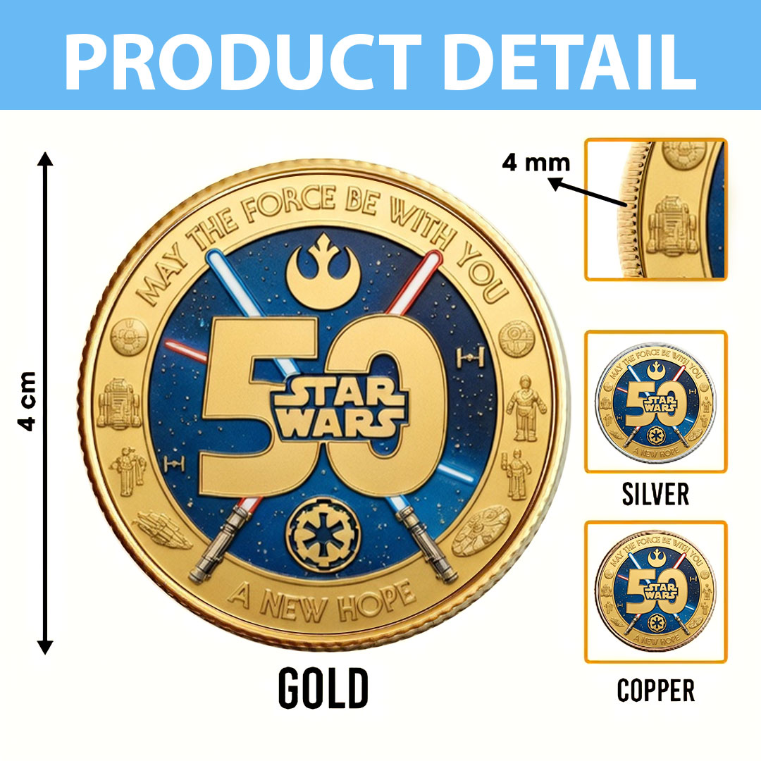 Star Wars 50th Anniversary Commemorative Coin – TMTHU4916