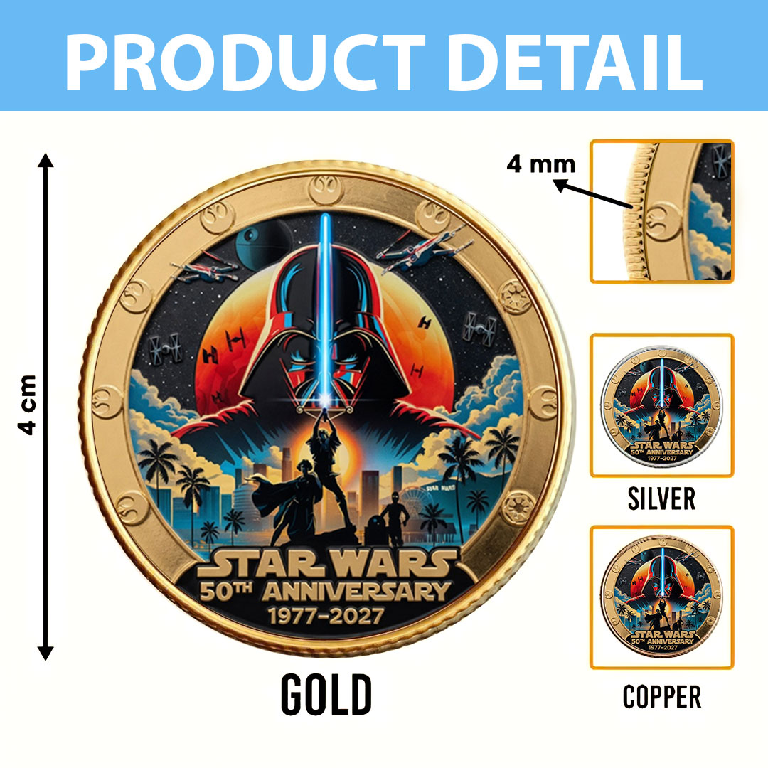 Star Wars 50th Anniversary Commemorative Coin – TMTHU5298