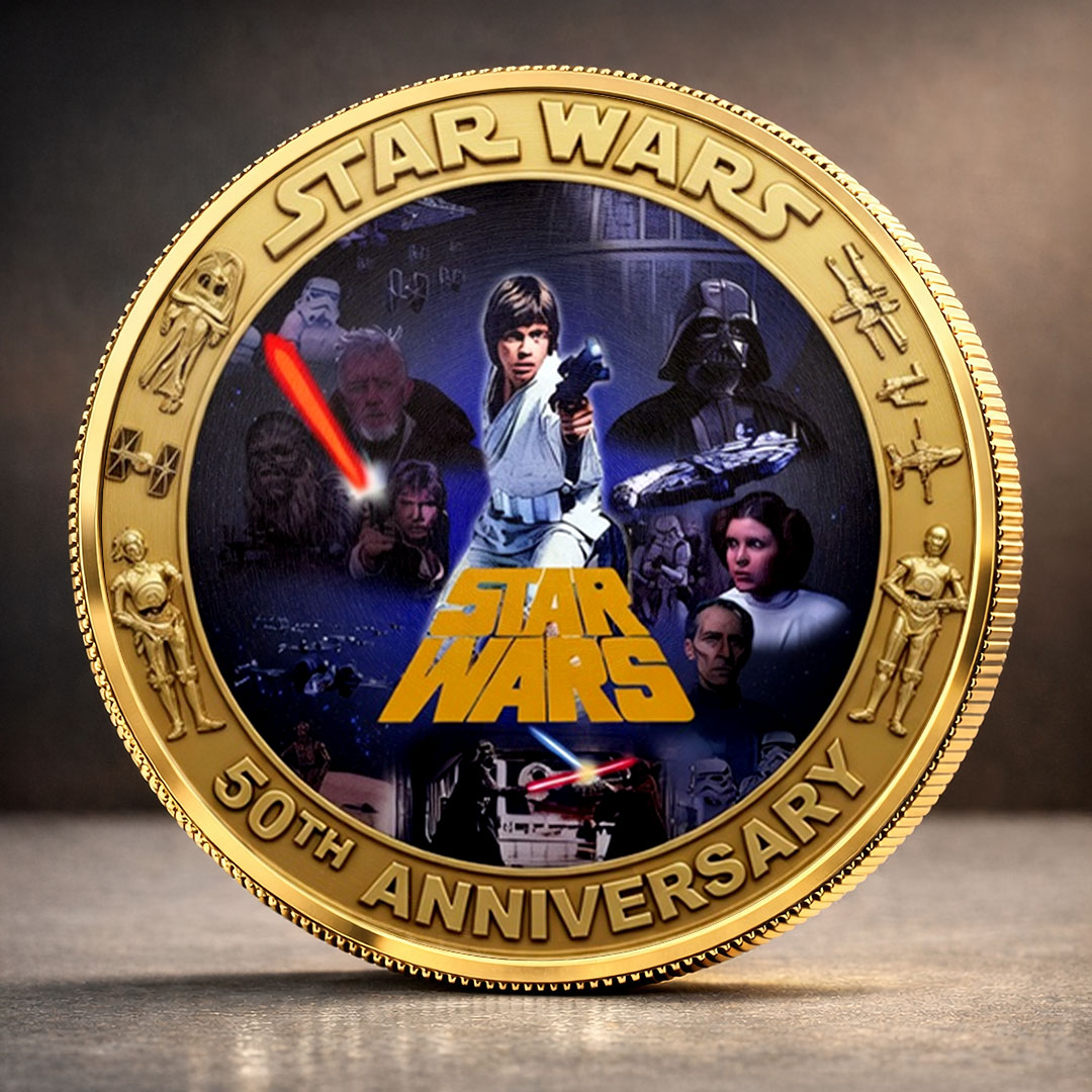 Star Wars 50th Anniversary Commemorative Coin – TMTHU5418