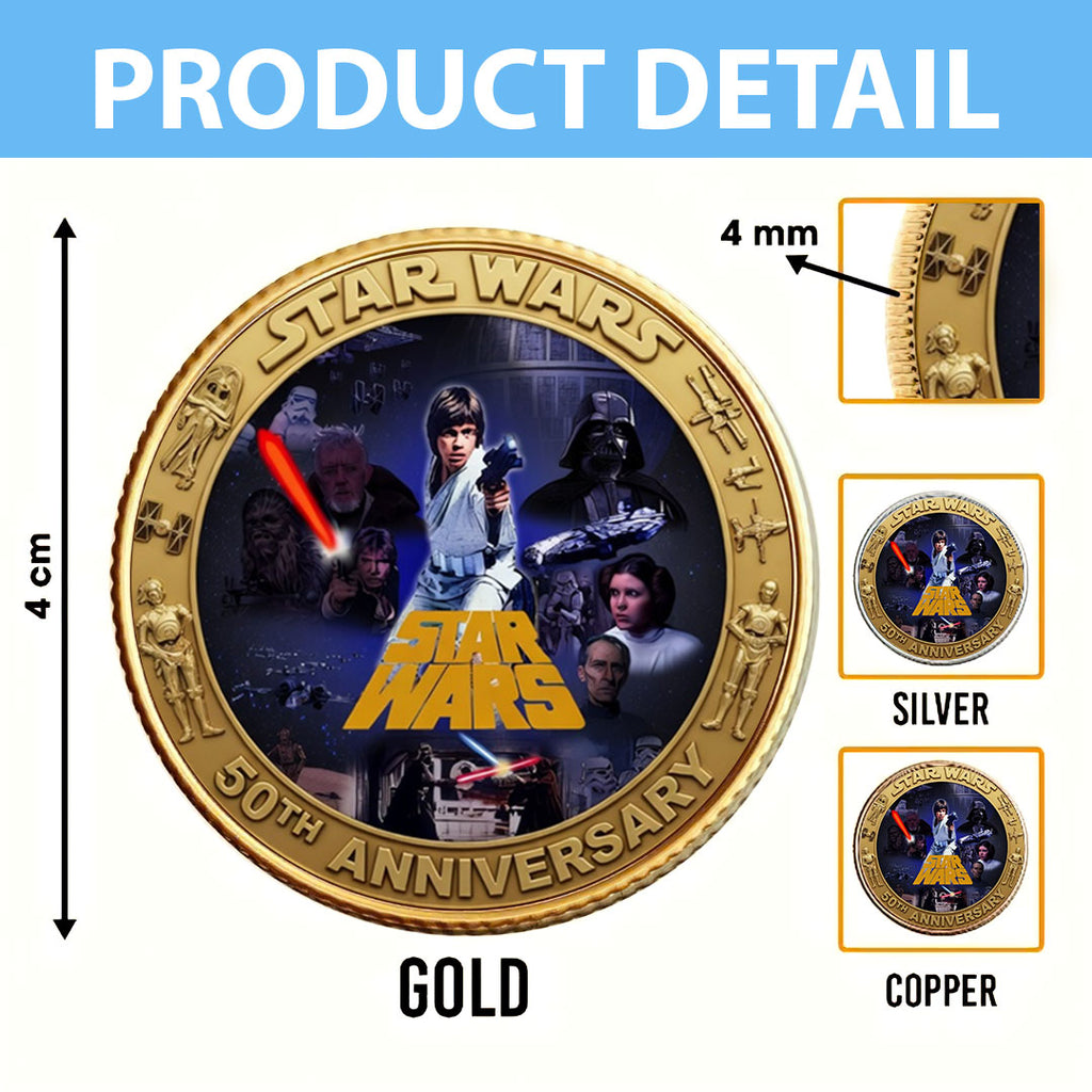 Star Wars 50th Anniversary Commemorative Coin – TMTHU5418