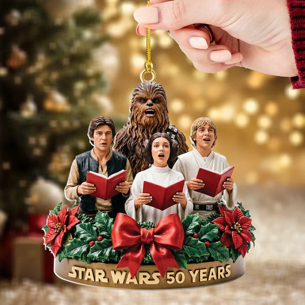 Star Wars 50th Anniversary Custom Shape 2-side Printed Acrylic Ornament – TMTHU9688