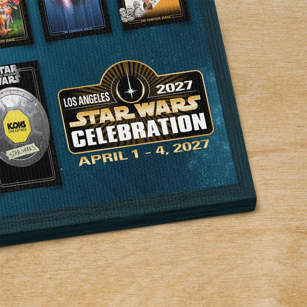 Star Wars 50th Anniversary Rectangle Canvas With Inner Frame – TMTHU9377