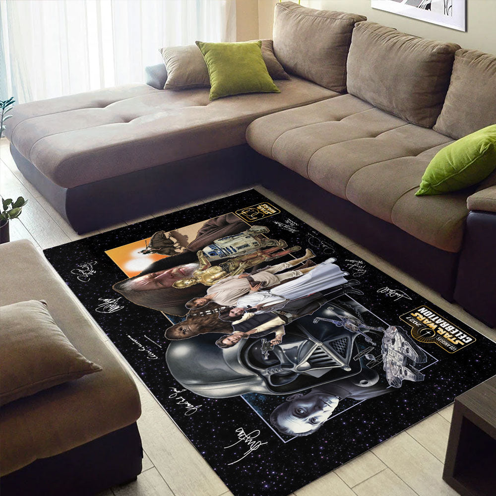 Star Wars 50th Anniversary Rectangular Rug – TMTHU6505
