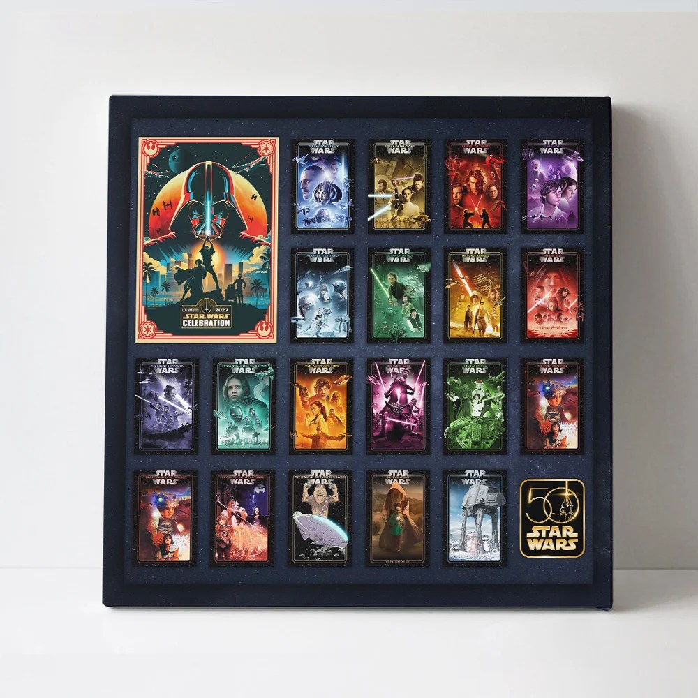 Star Wars 50th Anniversary Square Canvas With Inner Frame – TMTHU9376