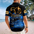 Star Wars 50th Anniversary Short Sleeve Button-Down Shirt – HOATT16503