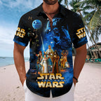 Star Wars 50th Anniversary Short Sleeve Button-Down Shirt – HOATT16503