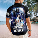 Star Wars 50th Anniversary Short Sleeve Button-Down Shirt – HOATT16504