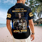 Star Wars 50th Anniversary Short Sleeve Button-Down Shirt – HOATT17404