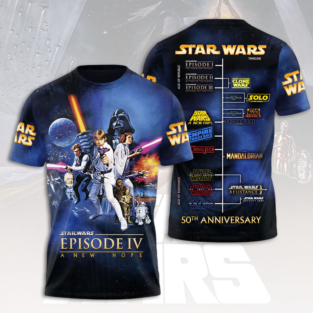 Star Wars 50th Anniversary 3D Apparel – HOATT17845