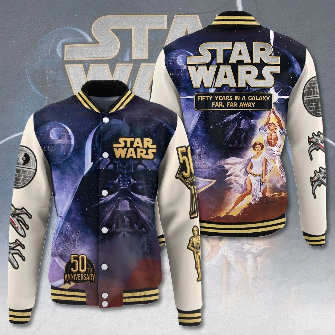 Star Wars 50th Anniversary Varsity Jacket – TMTHU9904