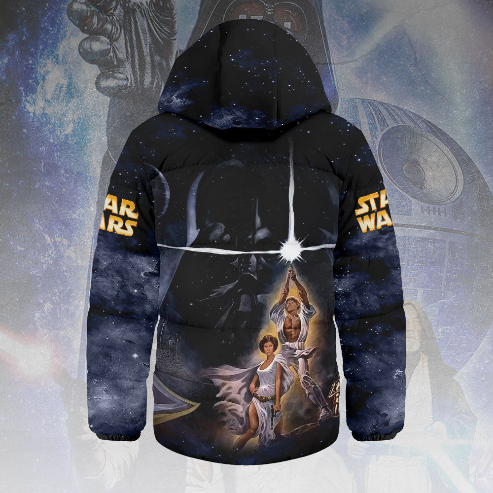 Star Wars 50th Anniversary Thickened Down Hooded Jacket – HOATT13833
