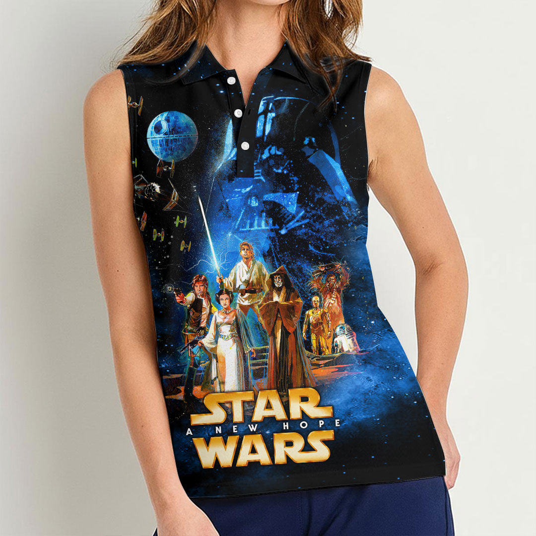 Star Wars 50th Anniversary Women Sleeveless Polo Shirt – HOATT16774
