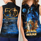 Star Wars 50th Anniversary Women Sleeveless Polo Shirt – HOATT16774