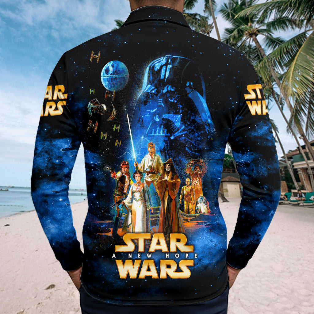 Star Wars 50th Anniversary Zip Polo Shirt – HOATT16581