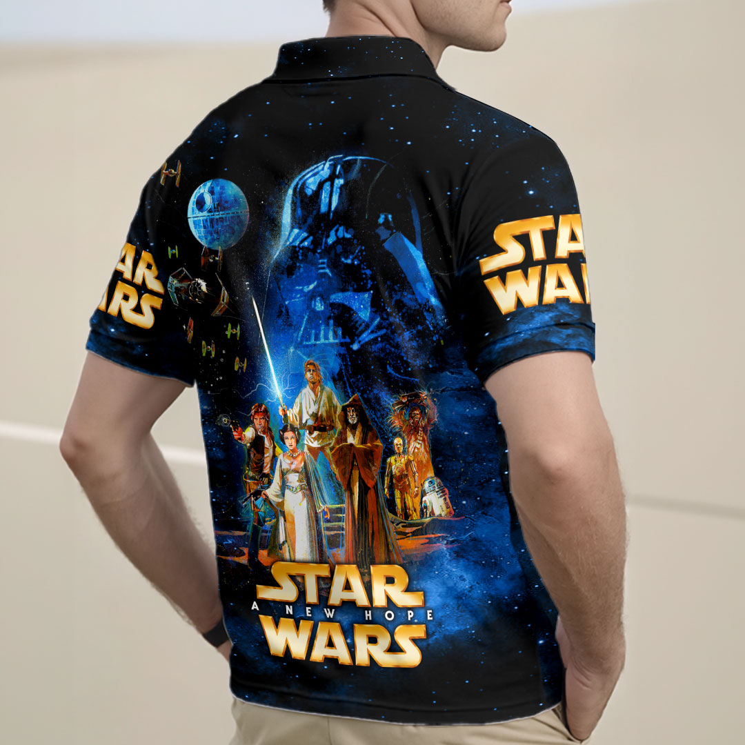 Star Wars 50th Anniversary Zip Polo Shirt – HOATT16581
