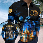 Star Wars 50th Anniversary Zip Polo Shirt – HOATT17546