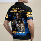 Star Wars 50th Anniversary Zip Polo Shirt – HOATT17546