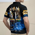 Star Wars 50th Anniversary Zip Polo Shirt – HOATT17577