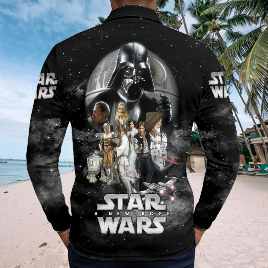 Star Wars 50th Anniversary Zip Polo Shirt – HOATT17675