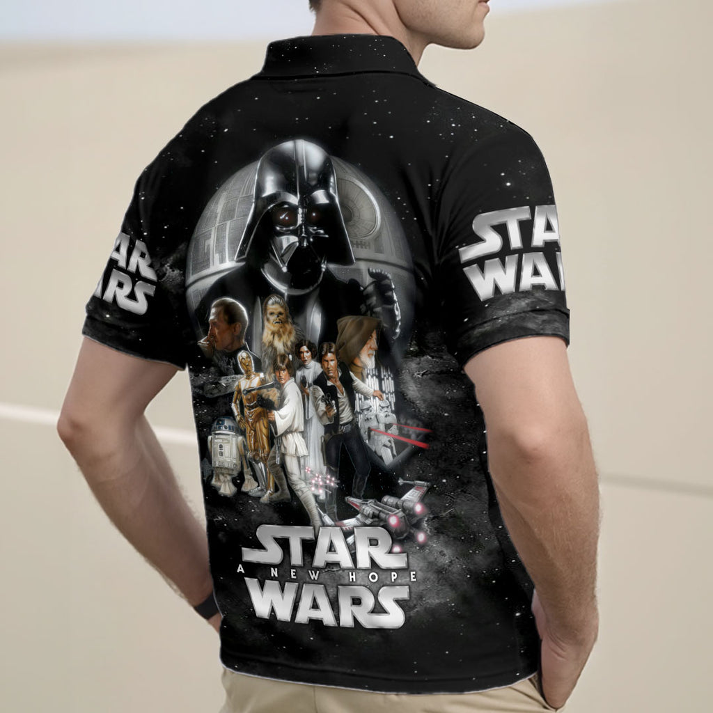 Star Wars 50th Anniversary Zip Polo Shirt – HOATT17675