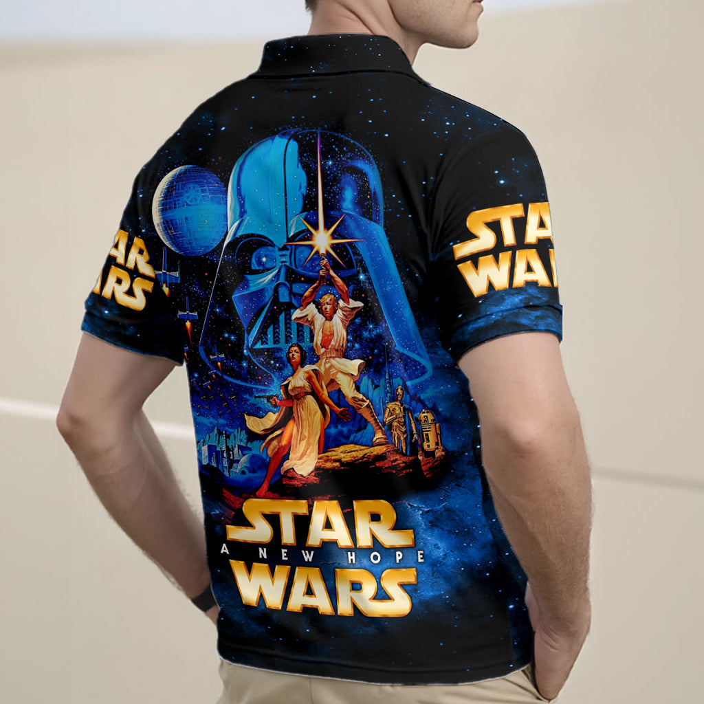 Star Wars 50th Anniversary Zip Polo Shirt – HOATT17741