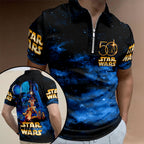 Star Wars 50th Anniversary Zip Polo Shirt – HOATT17741