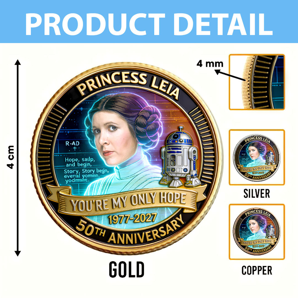 Star Wars 50th Anniversary Commemorative Coin – HOATT16616