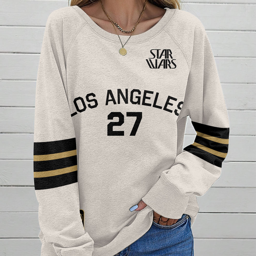 Star Wars Los Angeles 2027 Round Neck Raglan Sleeve Sweatshirt – TANTN22638