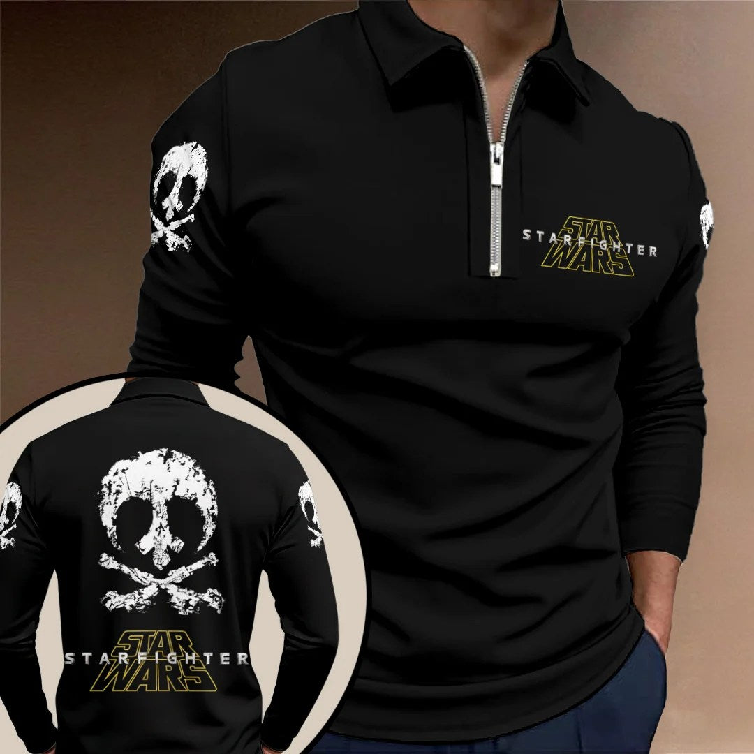 Star Wars Starfighter 2027 Zip Polo Shirt – TANTN25478