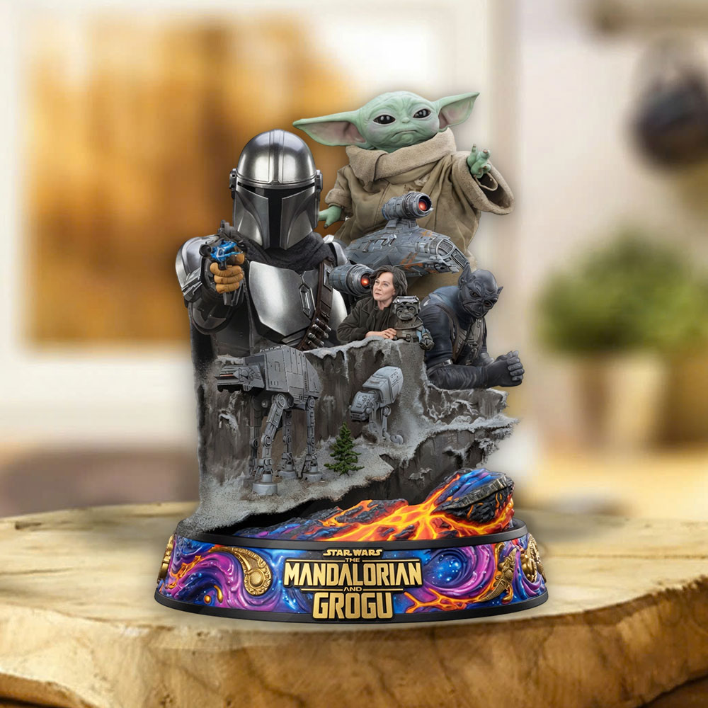 Star Wars: The Mandalorian and Grogu Custom Shape Acrylic Plaque – TMTHU6193