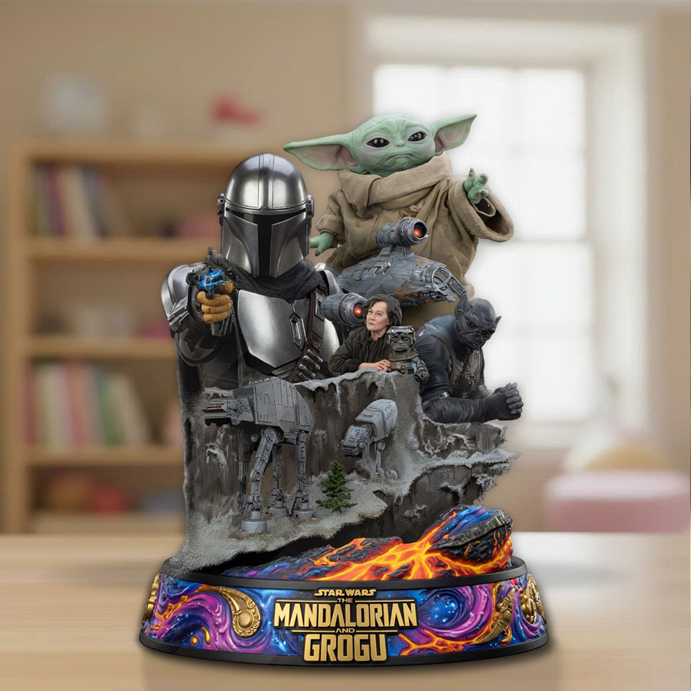 Star Wars: The Mandalorian and Grogu Custom Shape Acrylic Plaque – TMTHU6193