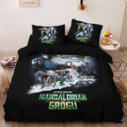 Star Wars: The Mandalorian and Grogu 3-Piece Duvet Bedding Set – HOATT19460