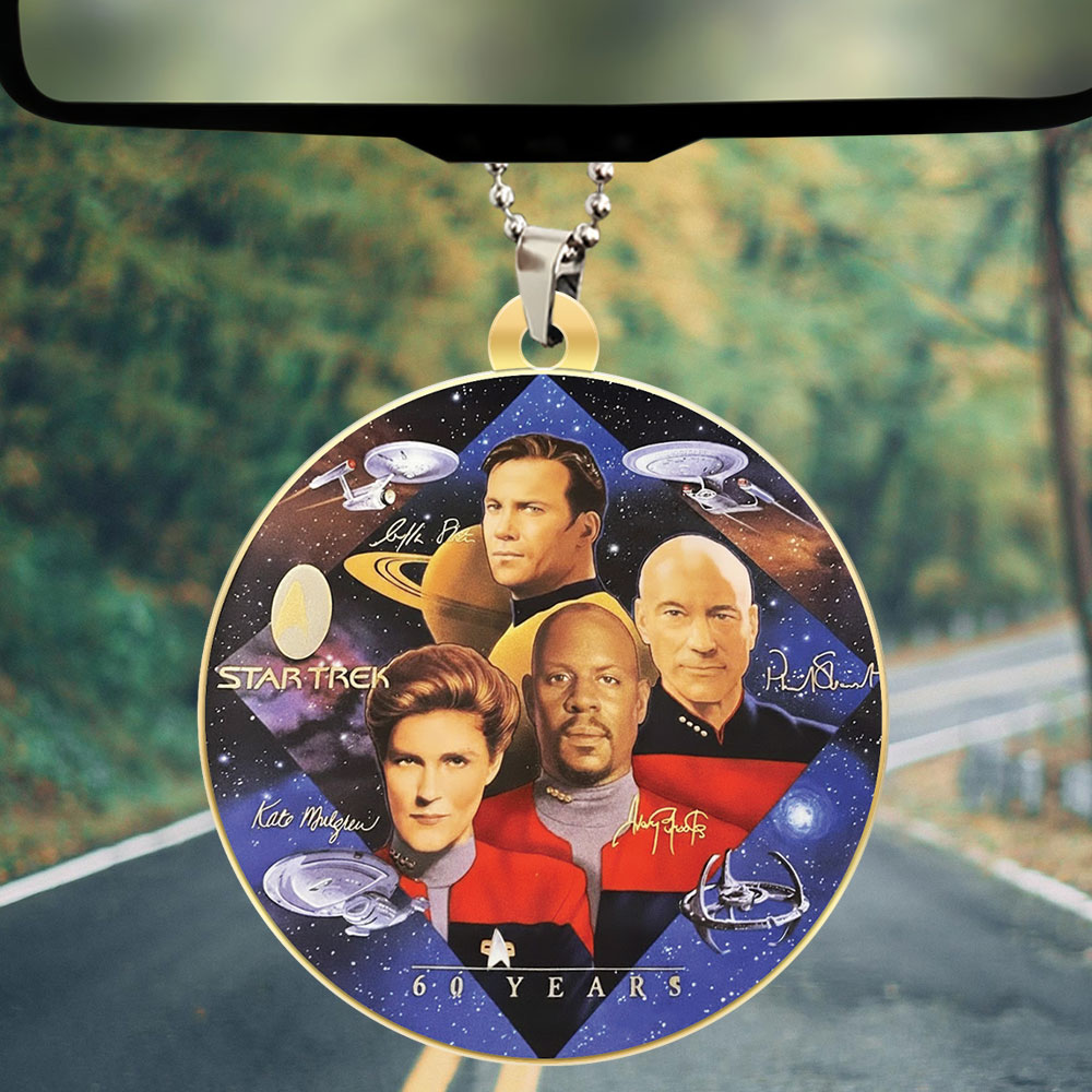 Star Trek Custom Shape 2-sided Acrylic Car Ornament – HOATT13635
