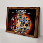 Star Trek 60th Anniversary Rectangle Canvas With Inner Frame – HOATT17006