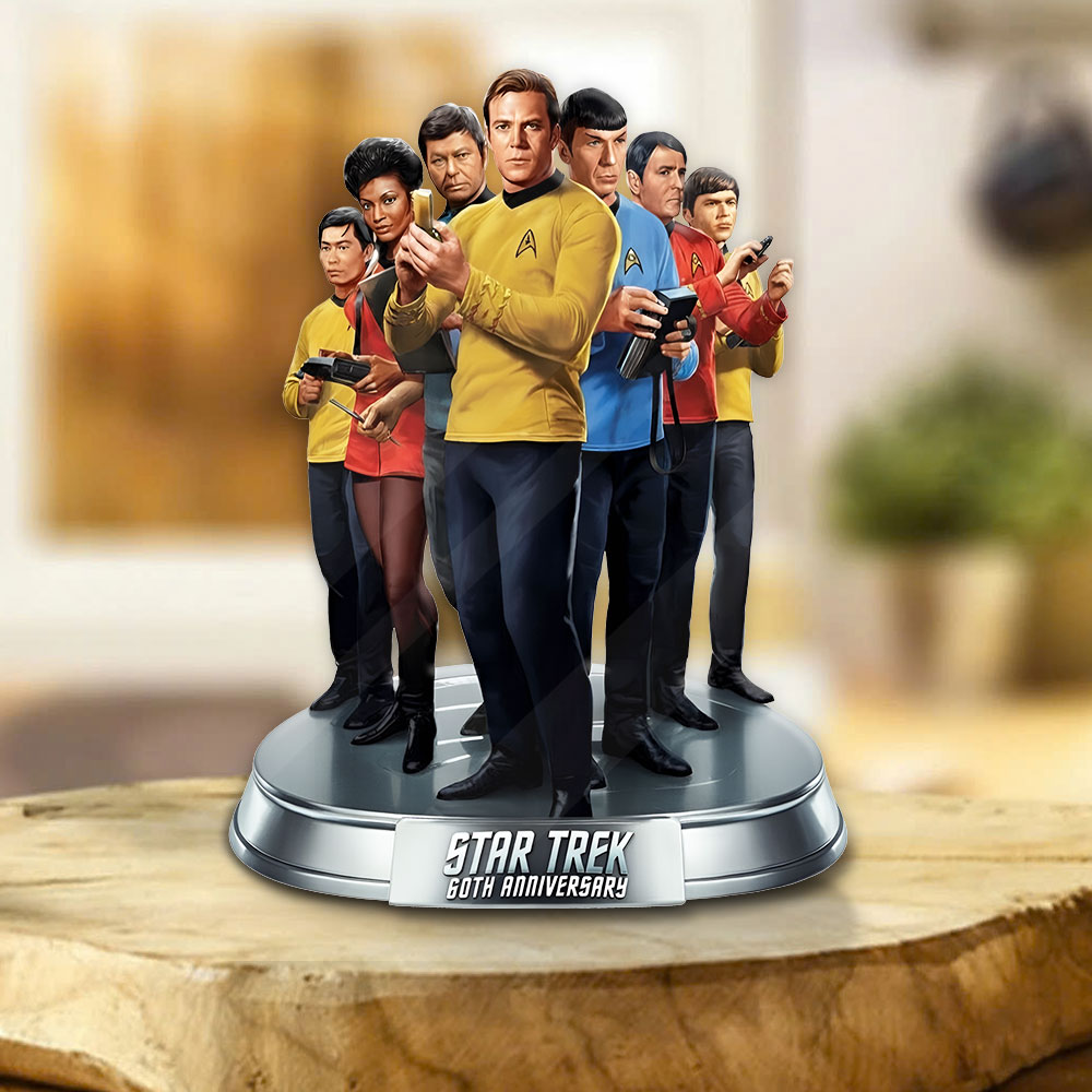 Star Trek 60th Anniversary Custom Shape Acrylic Plaque – TMTHU3906