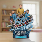 Star Trek 60th Anniversary Custom Shape Acrylic Plaque – TMTHU3908