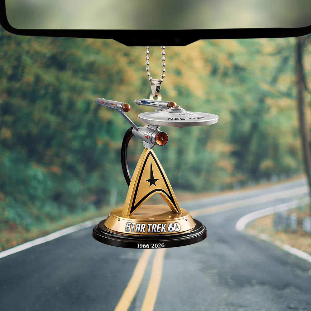 Star Trek 60th Anniversary Custom shape 2-sided Acrylic Car Ornament – MAITM14950