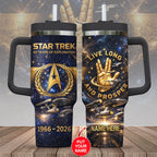 Personalized Star Trek 60th Anniversary 40oz Tumbler – VANDH4002