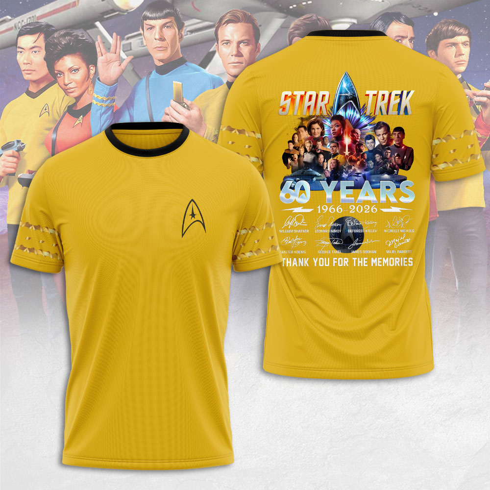 Star Trek 60th Anniversary 2026 3D Apparel – TANTN21260
