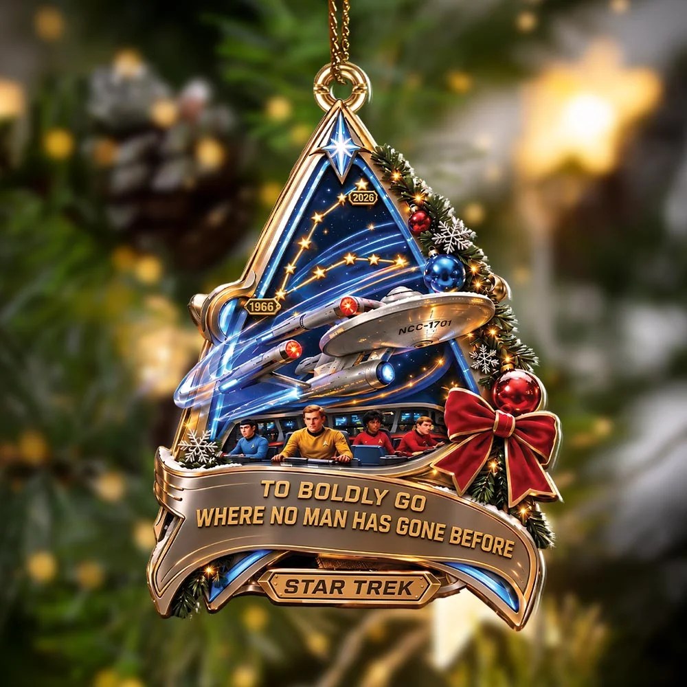 Star Trek 60th Anniversary Custom Shape 2-side Printed Acrylic Ornament – HOATT21383