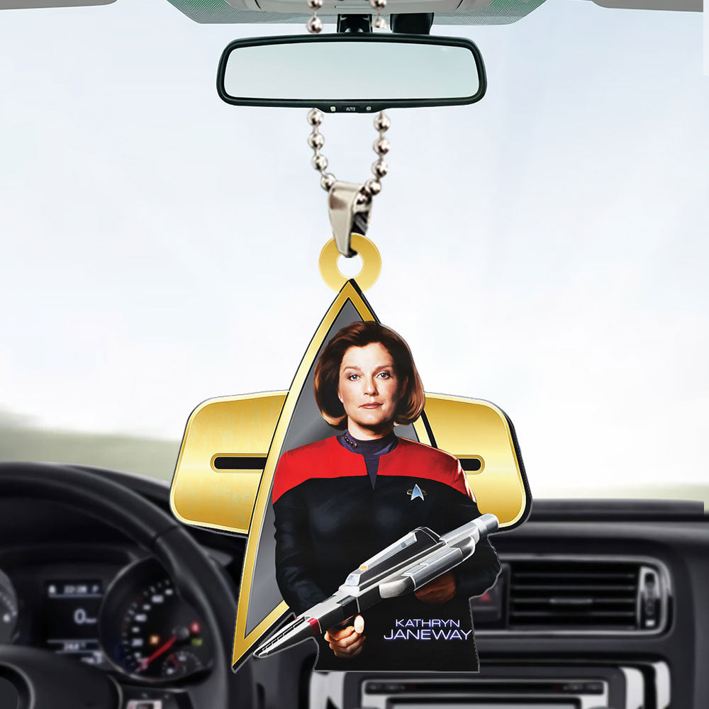 Star Trek: Voyager Custom shape 2-sided Acrylic Car Ornament – HOATT12551