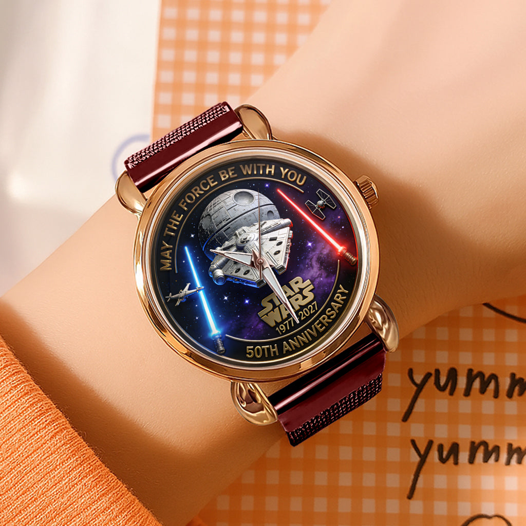 Star Wars 50th Anniversary Mesh Strap Quartz Watch – HOATT16584