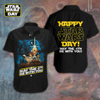 Star Wars Short Sleeve Button-Down Shirt – TANTN 5782