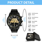 Star Wars Black Stainless Steel Watch – GNE5712