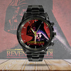 Star Wars Black Stainless Steel Watch – HOATT 4718