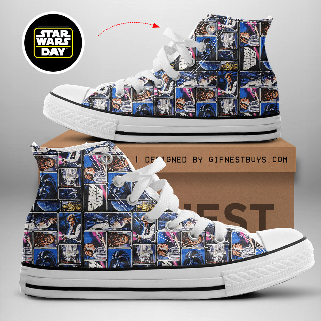 Star Wars High Top Canvas Shoes – TANTN22634