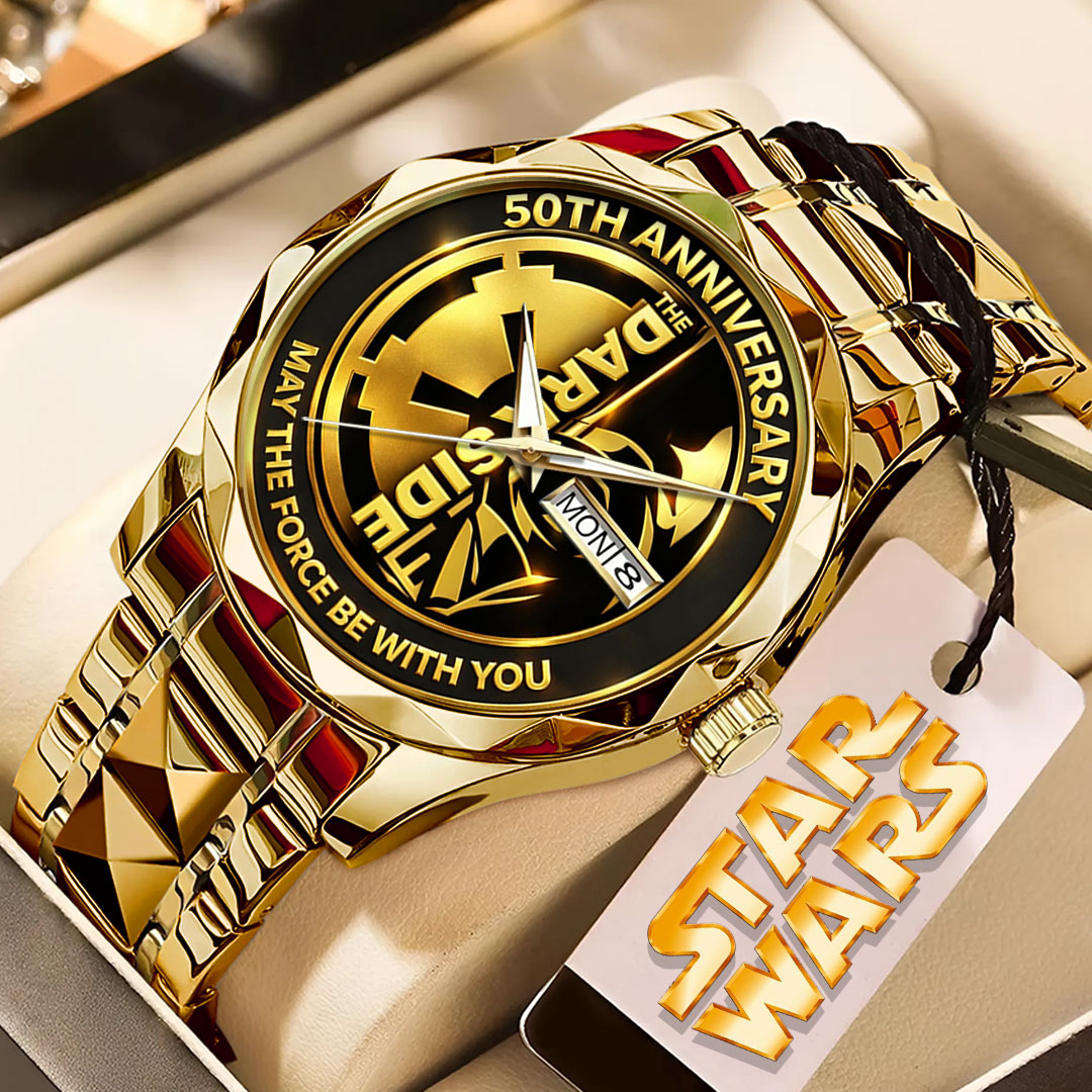 Star Wars 50th Anniversary Alloy Luxury Quartz Watch – TMTHU2693