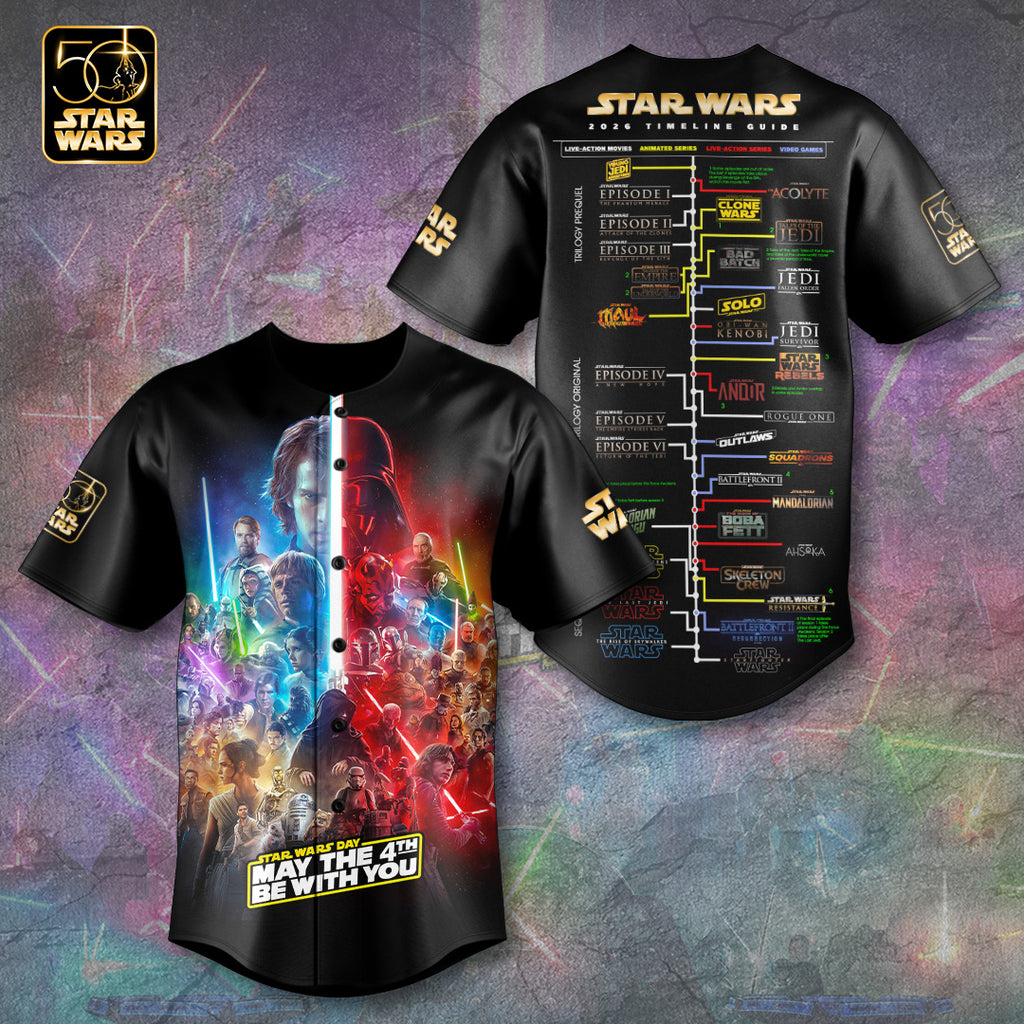 Star Wars 50th Anniversary Baseball Jersey – GNE6305.6
