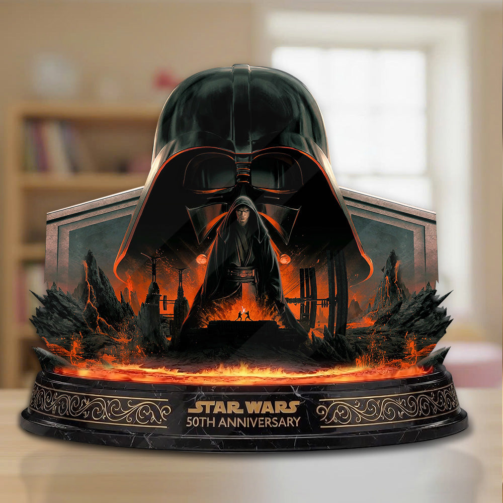 Star Wars 50th Anniversary Custom Shape Acrylic Plaque – GNE6349